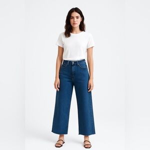 VINTAGE Y2K NAVI Wide Leg Jeans Blue 30